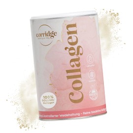 Collagenpulver von Corridge® - Das Original - Premium Collagen Hydrolysat aus zertifizierter Weidehaltung und Grasfütterung - 100% reine biokative Collagen-Peptide Typ I und III vom Premiumrind