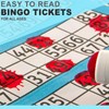 600 Bingo Tickets - Bingo Games Traditional Family Game, Educational,