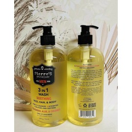 Pierre’s Apothecary 2-Pack Pierre’s Apothecary ~ Cedarwood 3-in-1 Soothing Wash with Aloe & Coconut