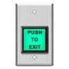 Push to Exit Button, Briidea Indoor Green Square Request to