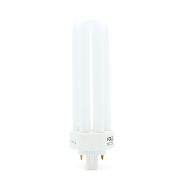 GE Lighting 46314 - F42TBX/835/A/4P/ECO - 42 Watt CFL Light Bulb - Compact Fluorescent - 4 Pin GX24q-4 Base - 3500K -
