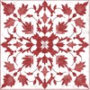 Nuxovilar Peel and Stick Vinyl Floor Tiles, 11.8"x11.8" Red Leaf
