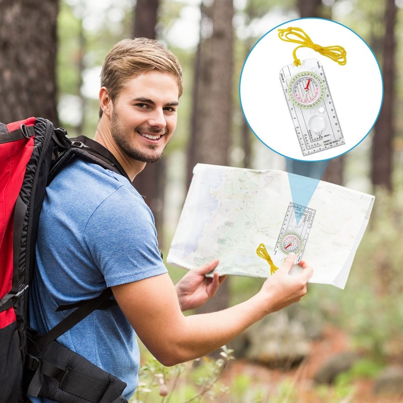 Orienteering Compass Outdoor Camping Compass - Hiking Backpacking Compass Advanced