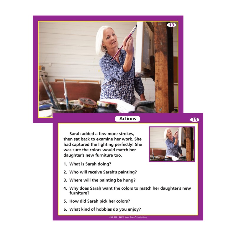 Super Duper Publications | Inferencing Big Photo Set 2 Flash