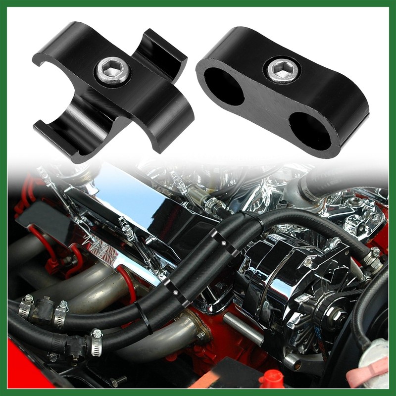 Motoforti 3pcs AN4 Car Hose Separator Clamp Fuel Line Connector