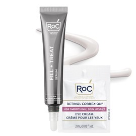 RoC Derm Correxion Fill + Treat Advanced Retinol Serum, Wrinkle Filler Treatment with Hyaluronic Acid for Forehead Wrinkles, Crow's Feet, Eleven Wrinkles, and Laugh Lines, 15ml