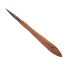 Healeved Nail Art Liner Brush Sandalwood Handle Precision Fine Drawing Tool for Nail Designs Comfortable Grip for Professional Artistry