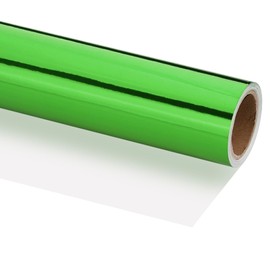 PATIKIL Metallic Wrapping Paper, 14 Inch x 200 Inch(16.4Ft) Foil Wrapping Paper Matte Gift Wrapping Paper Roll 120 GSM for Gift Christmas Wedding Birthday Women Men, Green