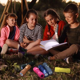 SEAMAGIC 36-Pack Small Flashlights Set, Super Bright 100 Lumen LED Flashlight Pack with 108-Piece AAA Batteries Included, Mini Flashlight, Outdoor Flashlight for Camping, Hiking, Emergency