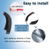 2PCS Rain Gutter Extensions,[Newly Upgraded] Car Roof Rain Diverter Compatible