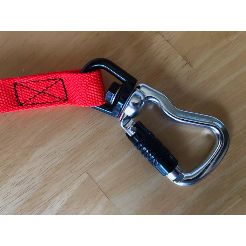 TY-FLOT Stronghold Tool Tether with Auto-Locking Swivel Carabiner BNGEXTRP2TSW