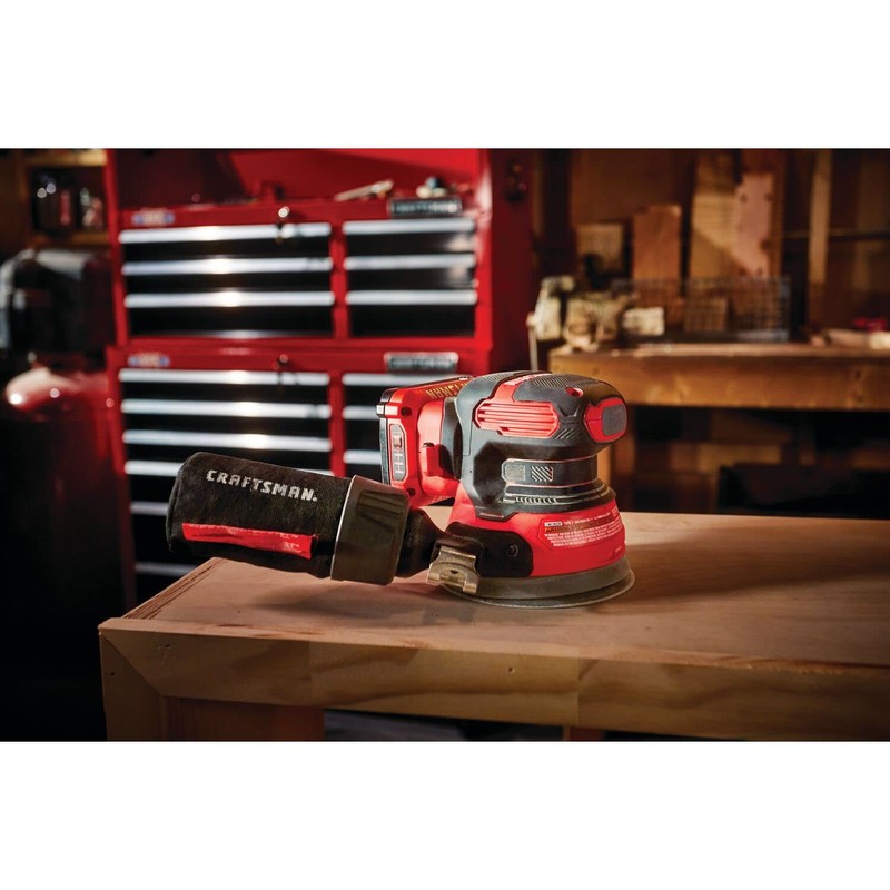 CRAFTSMAN V20 Orbital Sander, Cordless, 12,000 OPM, Bare Tool Only