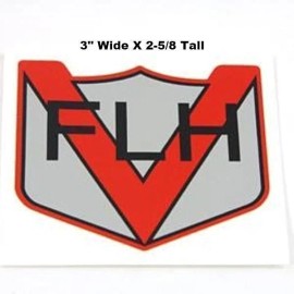 Deluxe 61776-56 Panhead FLH Oil Tank Decal