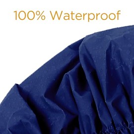 Donna Gorro Ducha Mujer Gorros Reutilizables Impermeables Accesorios Viaje Spa Talla Extragrande Unidad Azul Marino