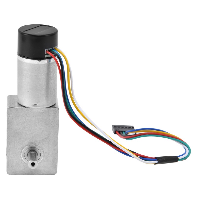 DC Worm Gear Motor 15mm Double Shaft Speed Reduction Drive