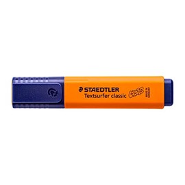STAEDTLER Textsurfer Classic Highlighter, Orange, Large Ink Memory, Long Marking Performance and Life, Dries in Seconds, Chisel Tip 1-5 mm, 10 Highlighters, 364 C-400