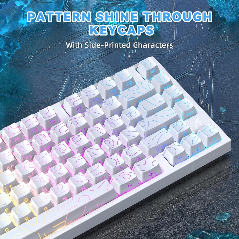 ATTACK SHARK R82HE Rapid Trigger Wired Mechanical Gaming Keyboard TKL