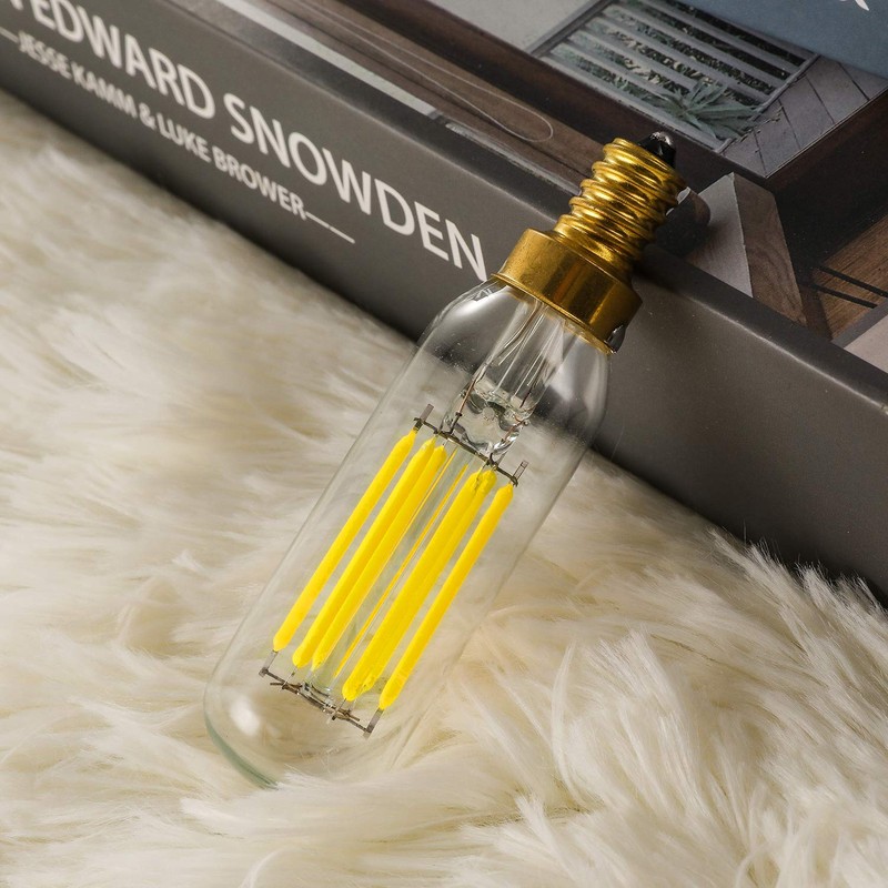 LEOOLS E12 LED Bulb Dimmable 6W Equal 60 watt Light