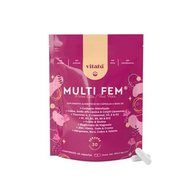 Vitatú Multifem Multivitamínico Mujer Cápsulas Días Colágeno Hidrolizado Vitaminas Minerales Coenzima Q10 Mujeres