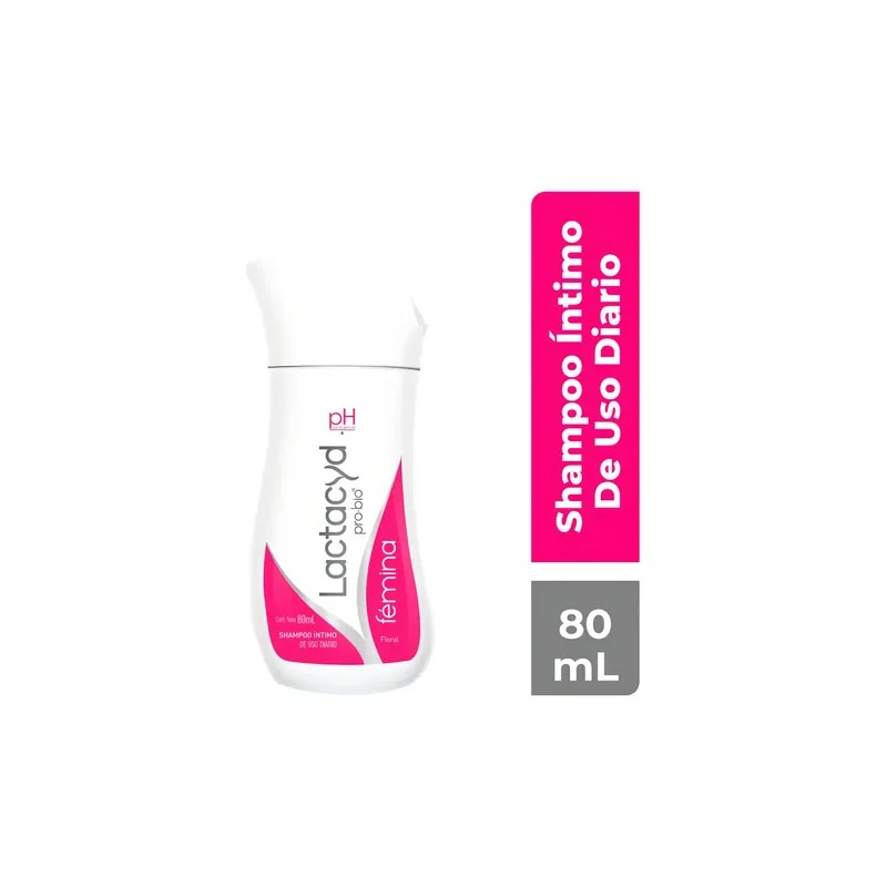 Shampoo Íntimo Lactacyd Femina de Uso Diario Botella de 80ml