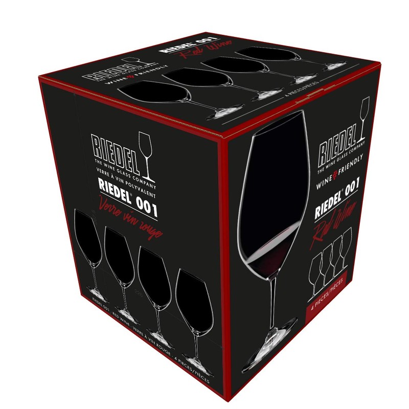 Riedel 00 Collection 001 Red Wine Glass, Set of 4
