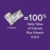 Viactiv Calcium +Vitamin D3 Supplement Soft Chews, Milk Chocolate, 100