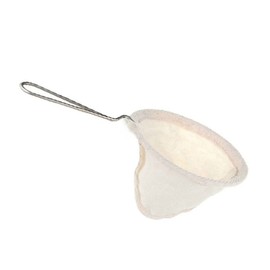 LABRIMP Reusable Flannel Coffee Filter Bag with Stainless Steel Handle Tea Strainer for Smooth Rich Brews for Drip Coffee Makers and Tea