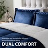Cathay Home Full Comforter Set: Ultra Soft and Plush Reversible