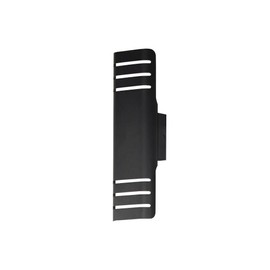 Lightray - 16W 2 LED Outdoor Wall Mount In Modern Style-17.25 Inches Tall and 5 Inches Wide-Black Finish