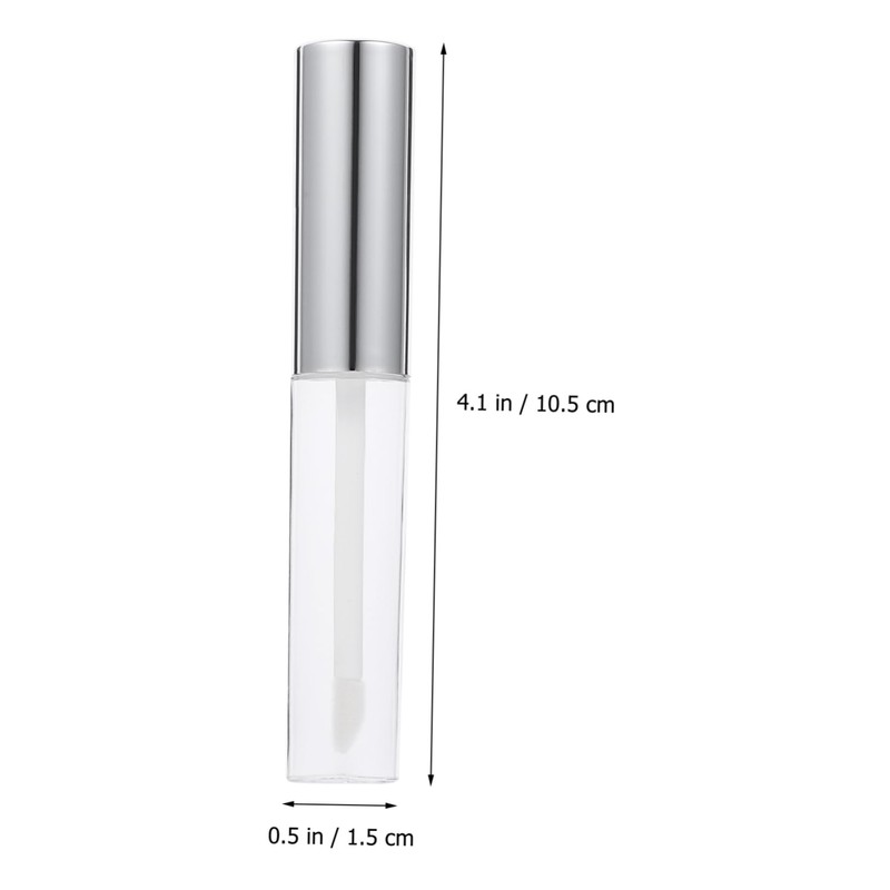 Mikinona 12pcs Lip Gloss Storage Tubes Round Empty Container with