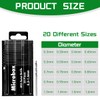 Lotsdonxia 20PCS High-Speed Steel Micro Drill Bit Set – Precision