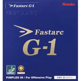 Nittaku MAX NR8702 Table Tennis Rubber Fastark G-1 Soft Back Tension, Black