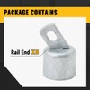 VIVIDA 1-5/8" Top Rail End for Chain Link Fence, Rail