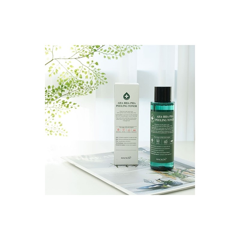 MacClean AHA BHA PHA Peeling Toner 150ml / 맥클린 아하바하파하