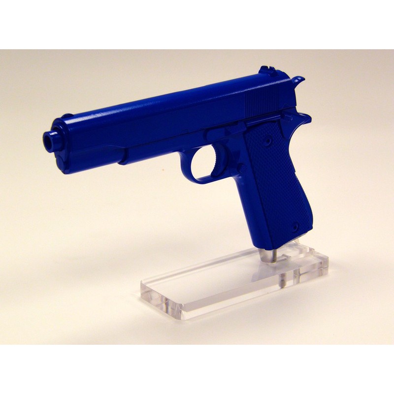 NO-M.A.R 1911 Clear Acrylic Pistol Display Stand Single Stack 45acp