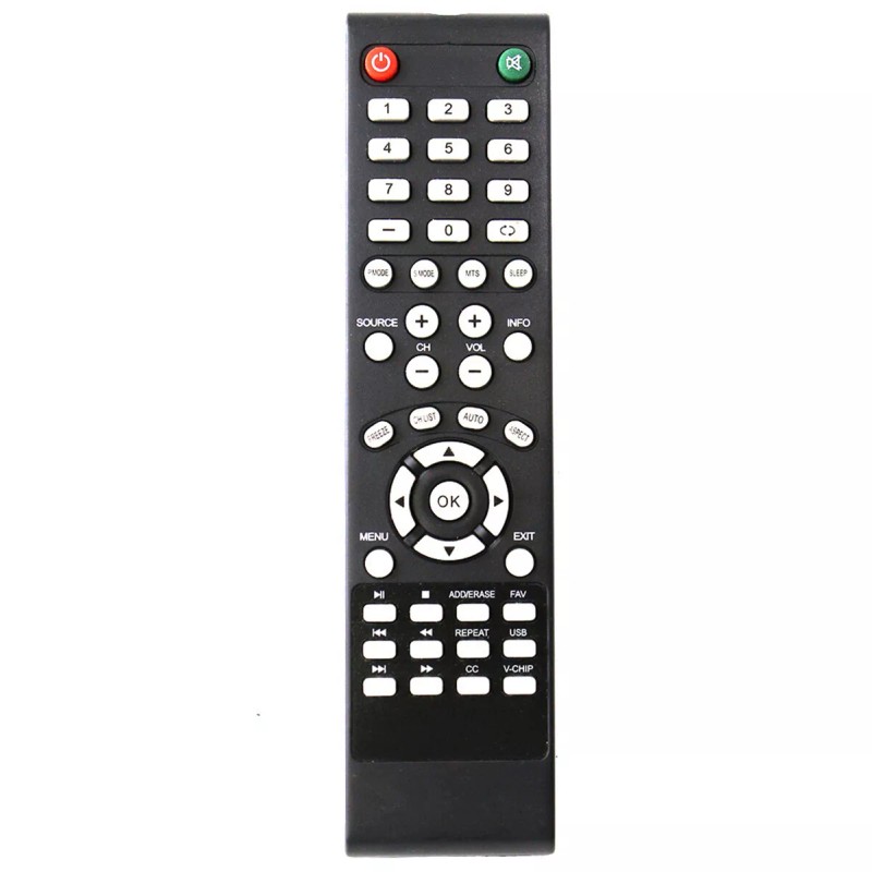 Unbranded Remote for Element TV ELCFW324 ELEFW5016 ELEFW264 ELEFT281 ELEFW705
