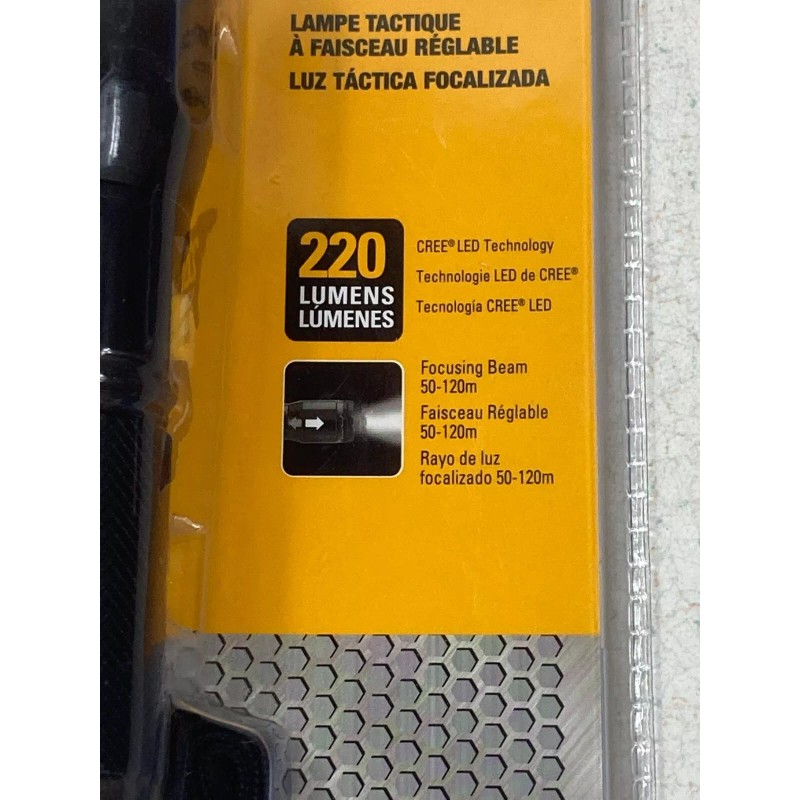 CAT Construction Grade Pro Focusing AAA Tactical Flashlight 220 Lumens