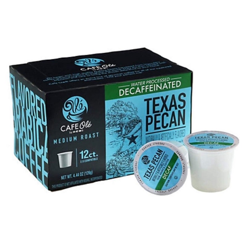 H‑E‑B CAFE Olé by H‑E‑B Medium Roast Decaf Texas Pecan