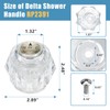 Faucet Handle Replacement for Delta Faucet RP2391 Clear Shower Knob