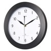 OSTAR Atomic Wall Clock，US Auto Calibration Time 10 Inch Round