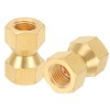 PATIKIL 1/4" Female Flare by 1/4" Female Flare Swivel Brass
