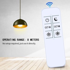 PZL Replacement Remote Control Compatible with Yikuneng 36W 42W LED Floor Lamp for Bedroom, for OHLUX Floor Lamp MF18228