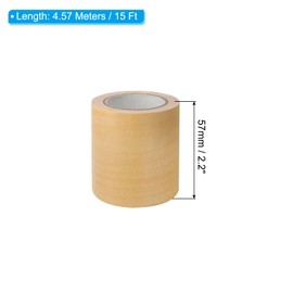 PATIKIL Wood Grain Repair Tape 2.2" x15ft, Self Adhesive Realistic Textured Repair Tape Patch for Floor Door Table Cabinets Desk,Yellow Maple