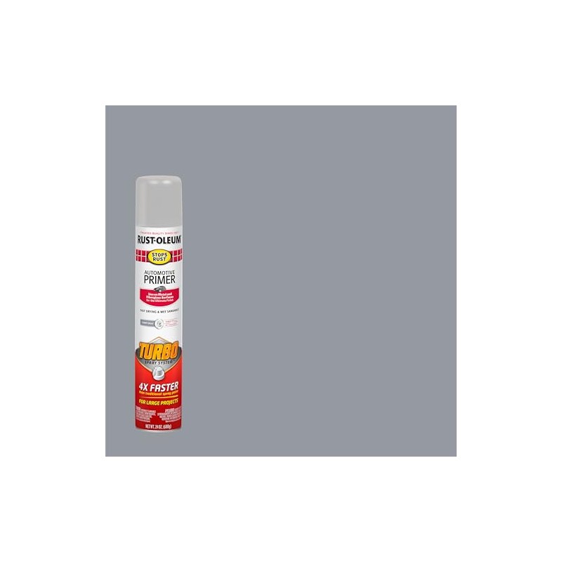 Rust-Oleum 393379 Stops Rust Turbo Automotive Primer Spray, 24 oz,