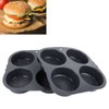 4 Cup Hamburger Bun Pan Dishwasher Safe Silicone Hamburger Bun