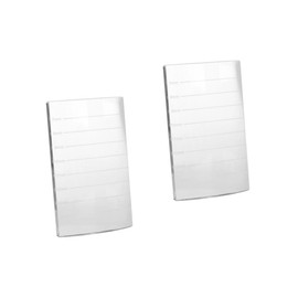 2pcs Holder for Eyelash Extensions gel pads for eyelash extension eyelash case pallet organizer lash extension Tray crystal tray Eyelash Template Card scale Eyelash curler white
