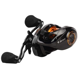 KastKing Zephyr Baitcasting Reels, Bait Finesse BFS Fishing Reel,Shallow High-Speed Aluminum Spool,Cross-Fire 8 Magnet Braking System,6+1 Double Shielded Stainless-Steel Bearings,Carbon Fiber Drag