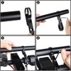 Bicycle Handlebar Extender, Aluminium Alloy Bicycle Handlebar Extension Bracket, Double