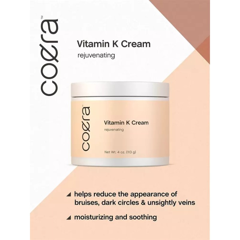 Product Detail Description Reference 코에라 비타민 K 크림 4온스 멍