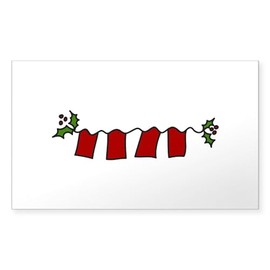 CafePress Holly Letters Sticker Rectangle Bumper Sticker Car Decal